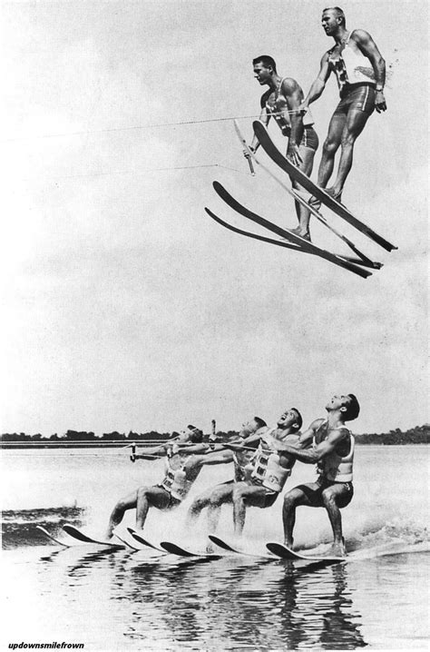 Waterskiing, a naturist history